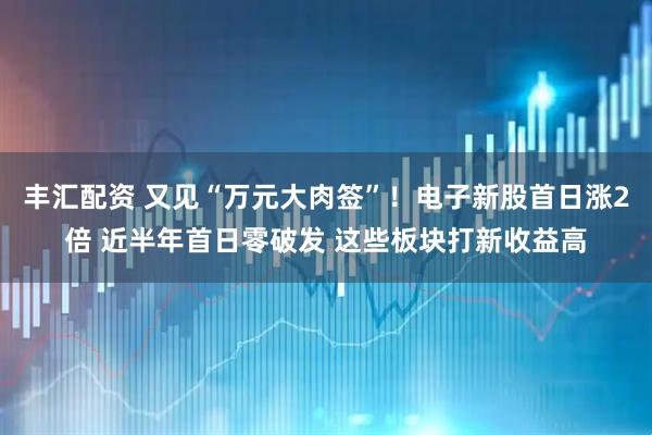 丰汇配资 又见“万元大肉签”！电子新股首日涨2倍 近半年首日零破发 这些板块打新收益高