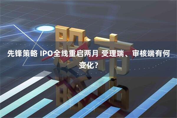 先锋策略 IPO全线重启两月 受理端、审核端有何变化？