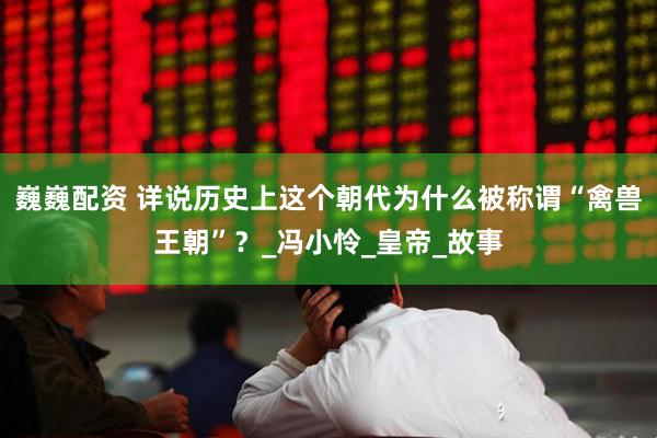 巍巍配资 详说历史上这个朝代为什么被称谓“禽兽王朝”？_冯小怜_皇帝_故事