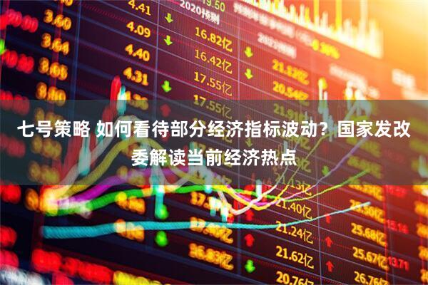 七号策略 如何看待部分经济指标波动？国家发改委解读当前经济热点